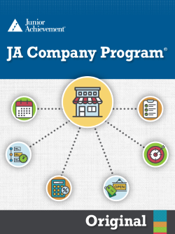 JA Company Program cover